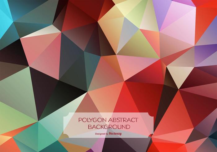 Kleurrijke Abstracte Polygoon Achtergrond vector