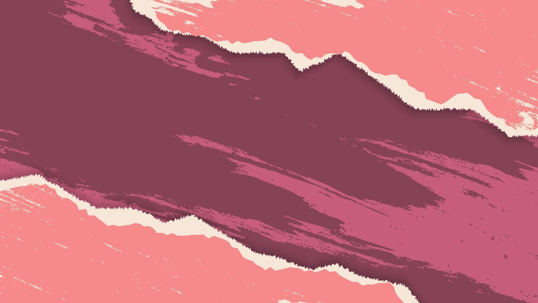 abstracte vintage roze papier gescheurd frame ontwerpsjabloon vector
