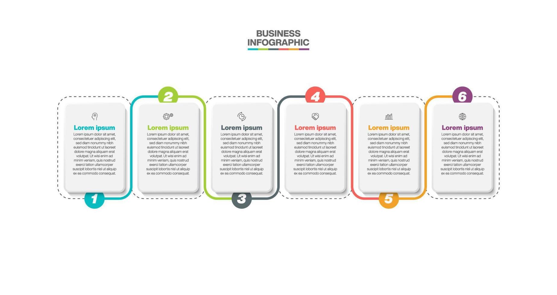 presentatie zakelijke infographic sjabloon vector