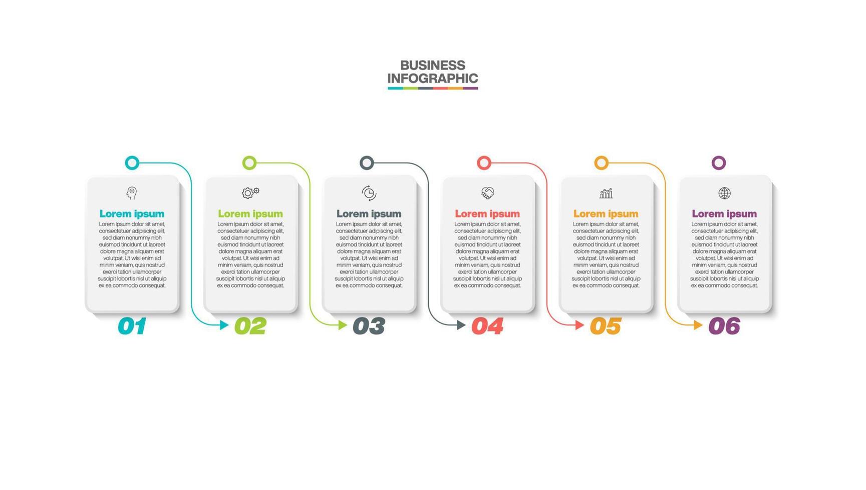 presentatie zakelijke infographic sjabloon vector