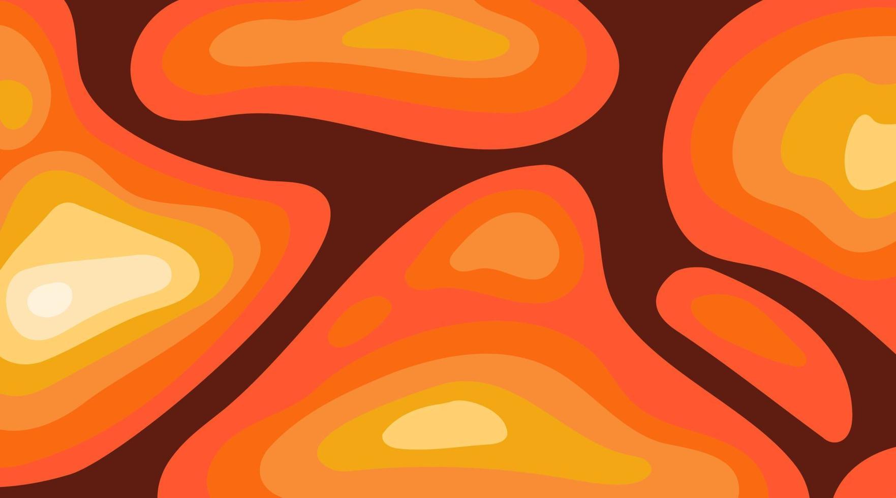 hippe achtergrond. retro abstract golvend kleurrijk vector