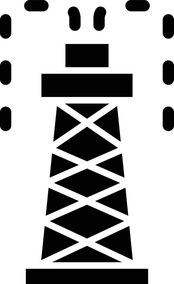 pictogramstijl boortoren vector