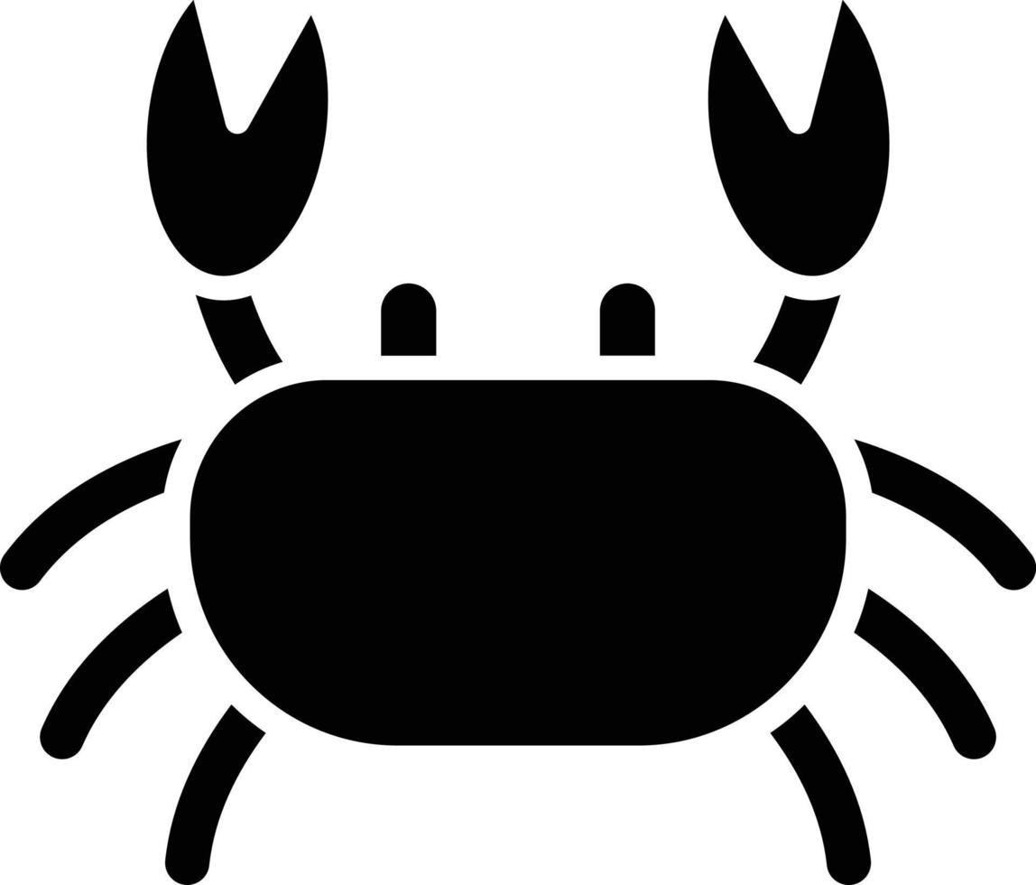 krab pictogramstijl vector