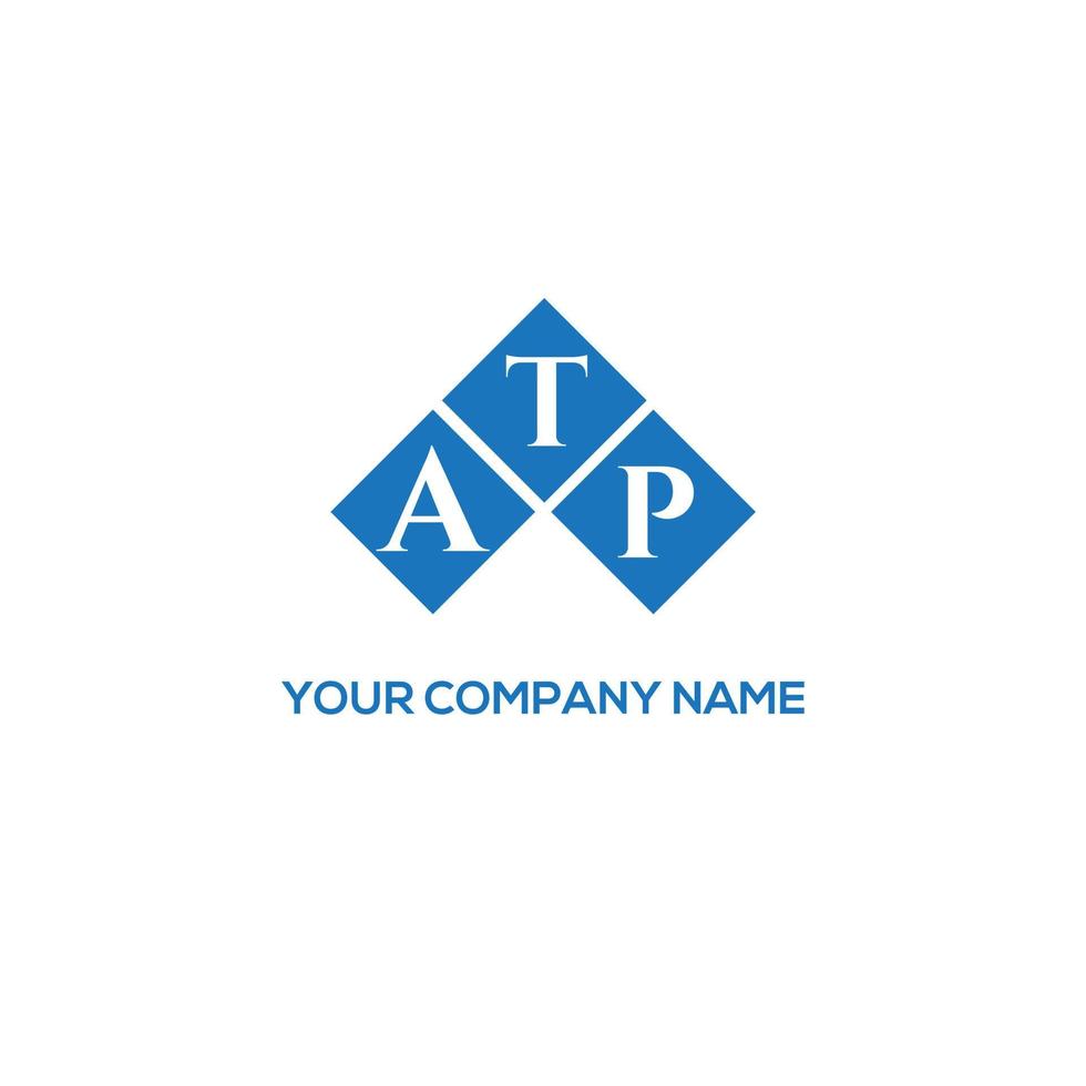 atp brief logo ontwerp op witte achtergrond. atp creatieve initialen brief logo concept. atp brief ontwerp. vector