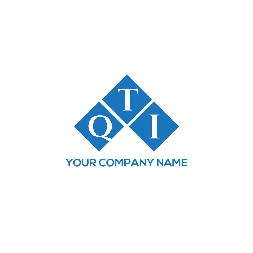qti brief logo ontwerp op witte achtergrond. qti creatieve initialen brief logo concept. qti brief ontwerp. vector