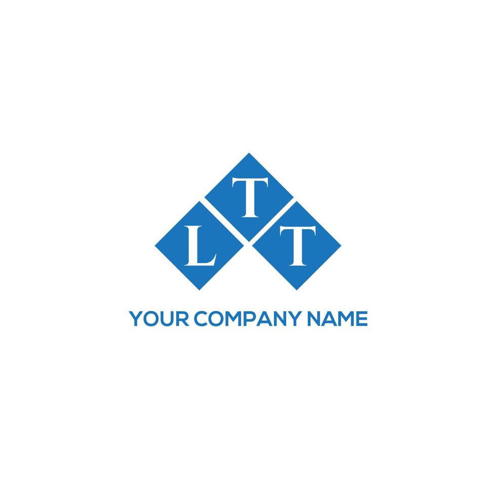 LTT brief logo ontwerp op witte achtergrond. ltt creatieve initialen brief logo concept. ltt-briefontwerp. vector