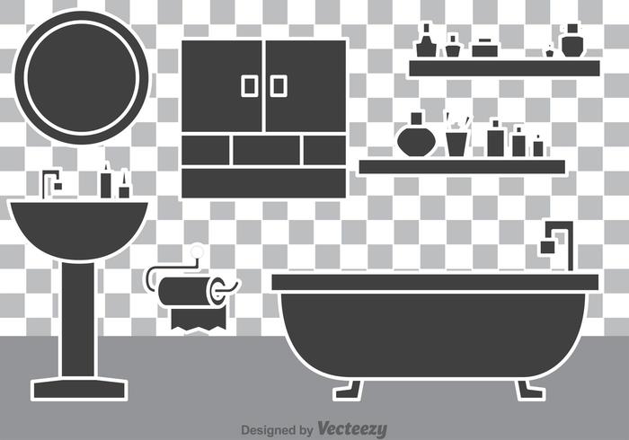 Badkamervectoren vector