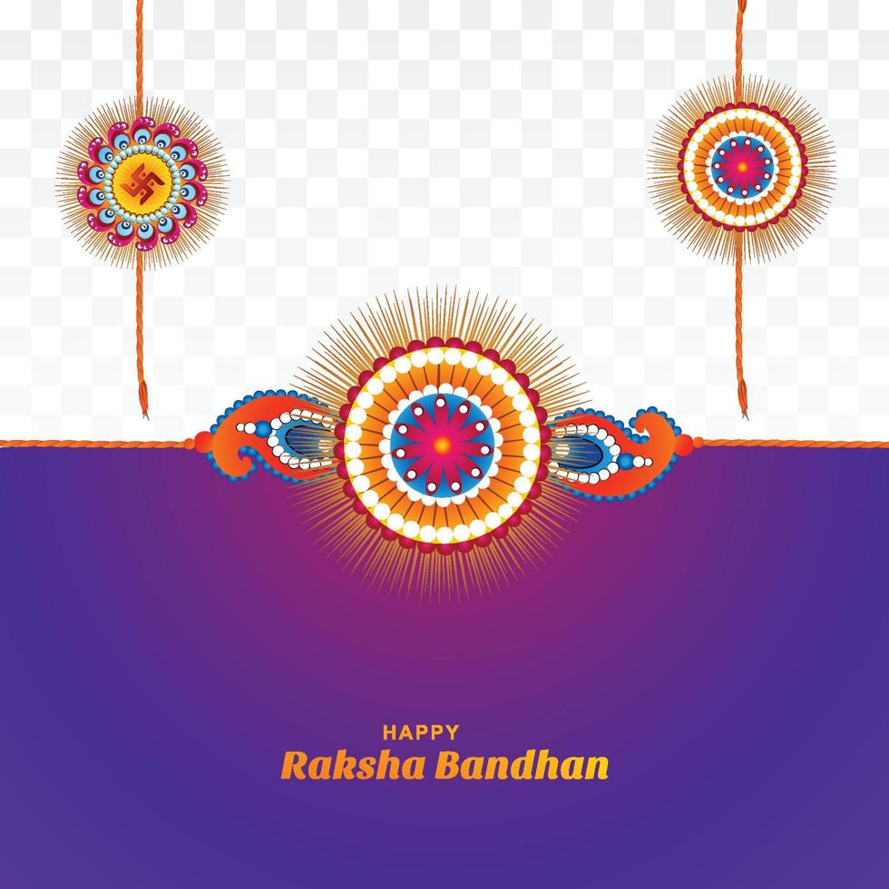 indisch festival van gelukkig raksha bandhan-vieringskaartontwerp vector