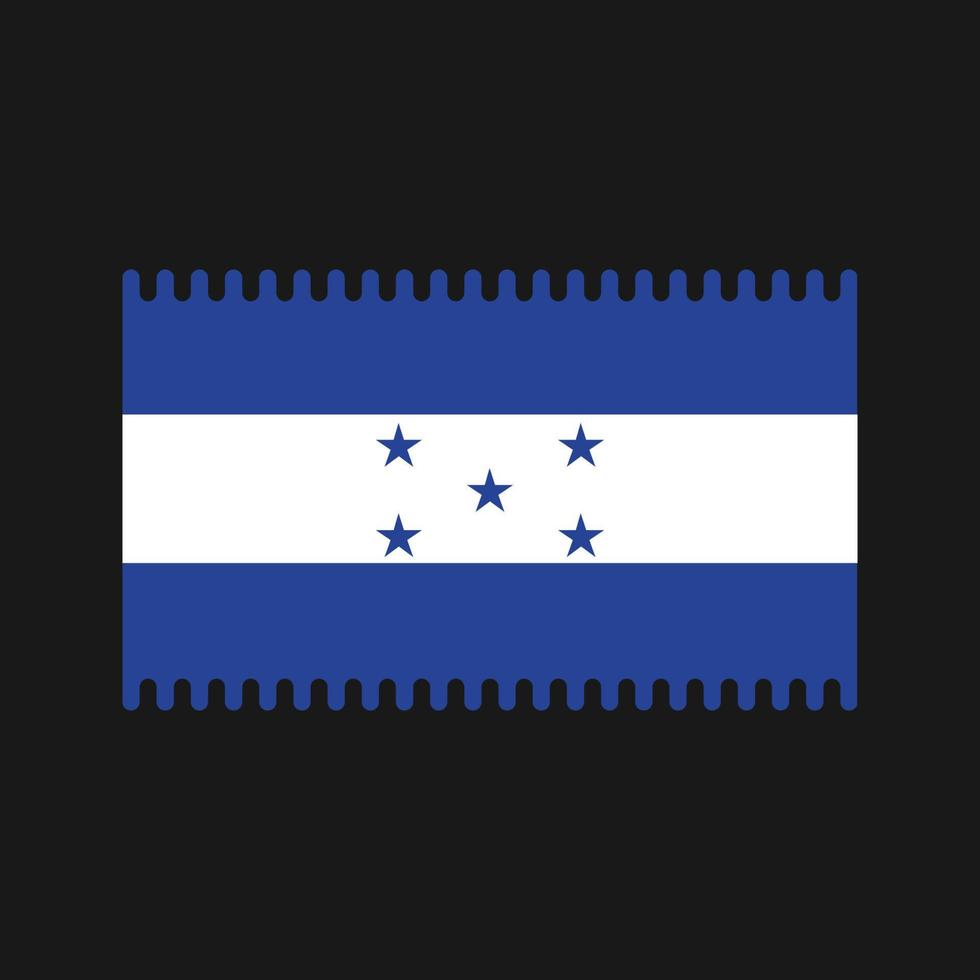 honduras vlag vector. nationale vlag vector