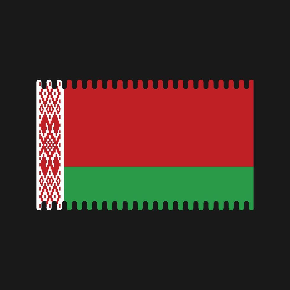 Wit-Rusland vlag vector. nationale vlag vector