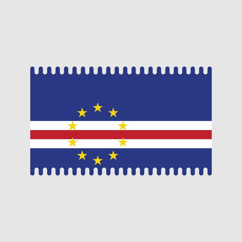 Kaapverdië vlag vector. nationale vlag vector