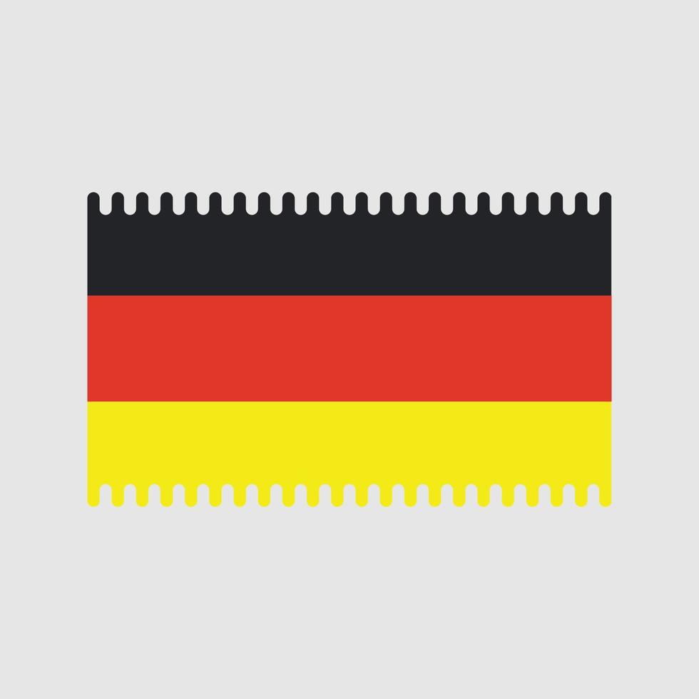 Duitsland vlag vector. nationale vlag vector