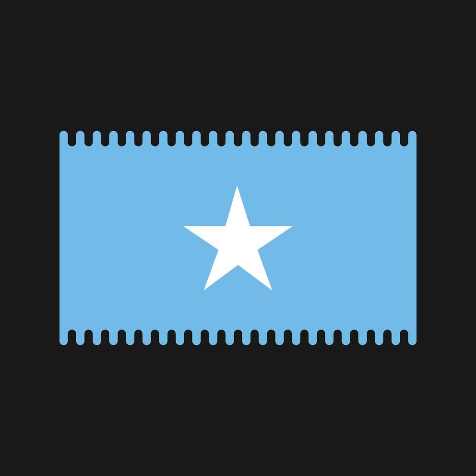 Somalië vlag vector. nationale vlag vector