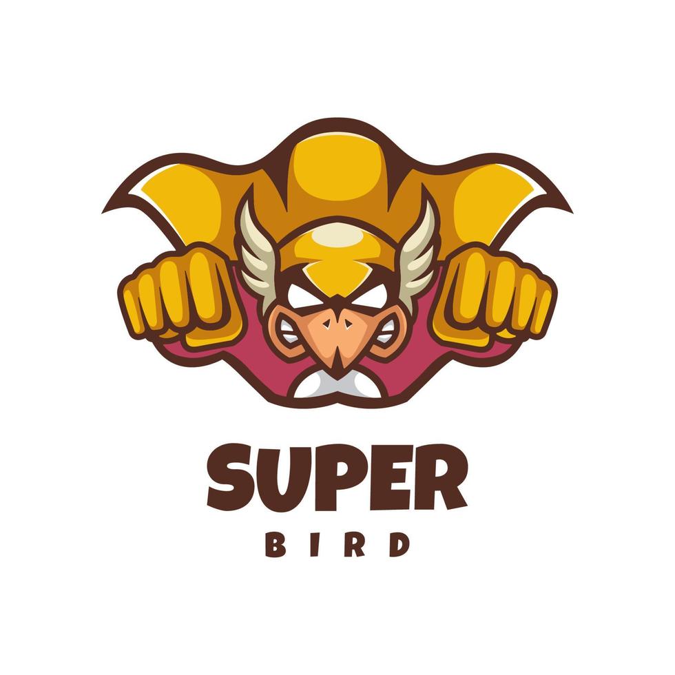 illustratie vectorafbeelding van super vogel, goed voor logo-ontwerp vector