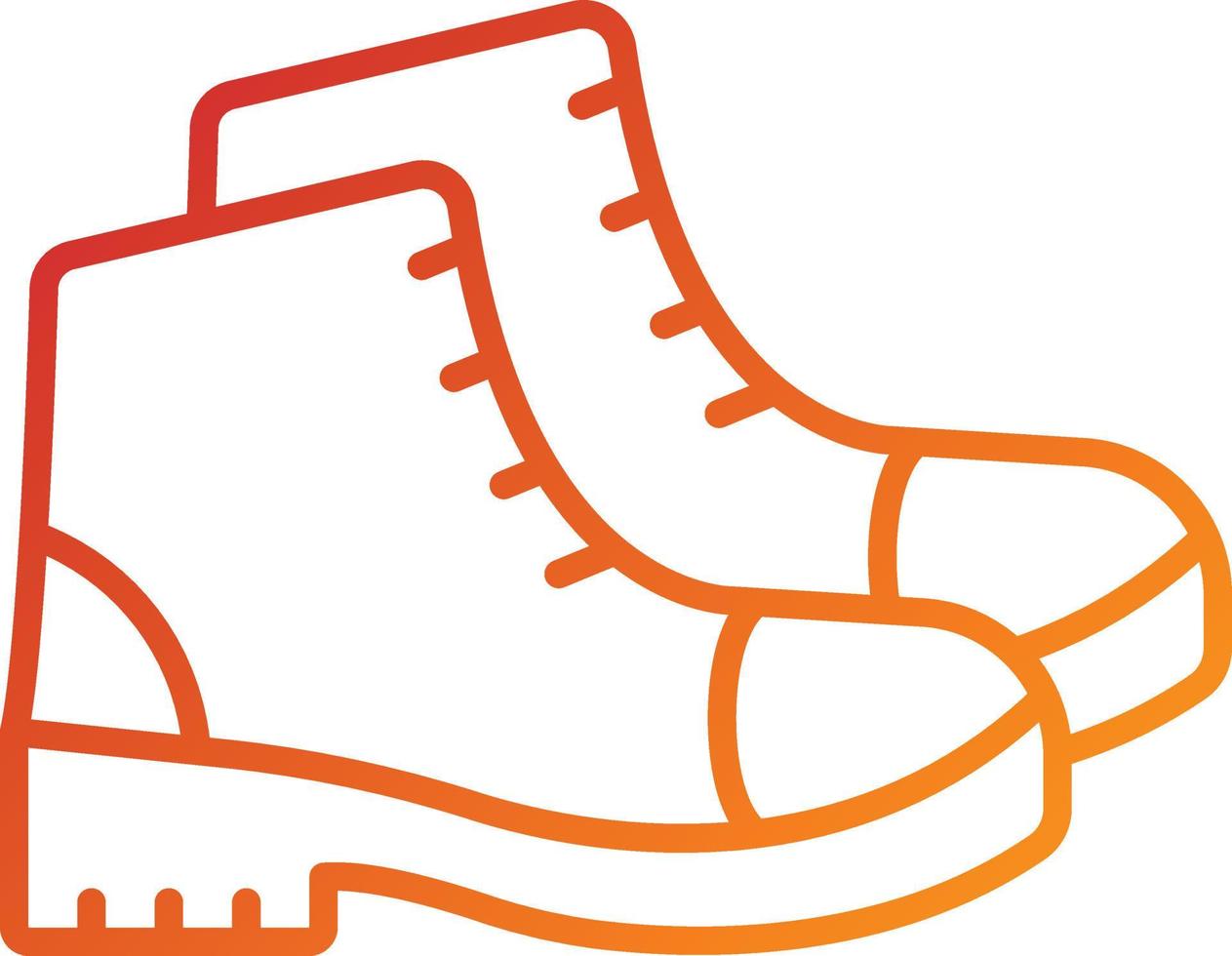 schoenen pictogramstijl vector