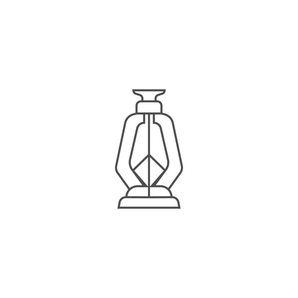 lantaarn logo pictogram ontwerp vector