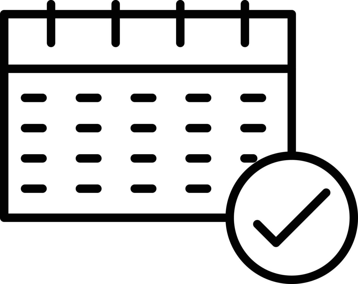 kalender overzicht icoon vector