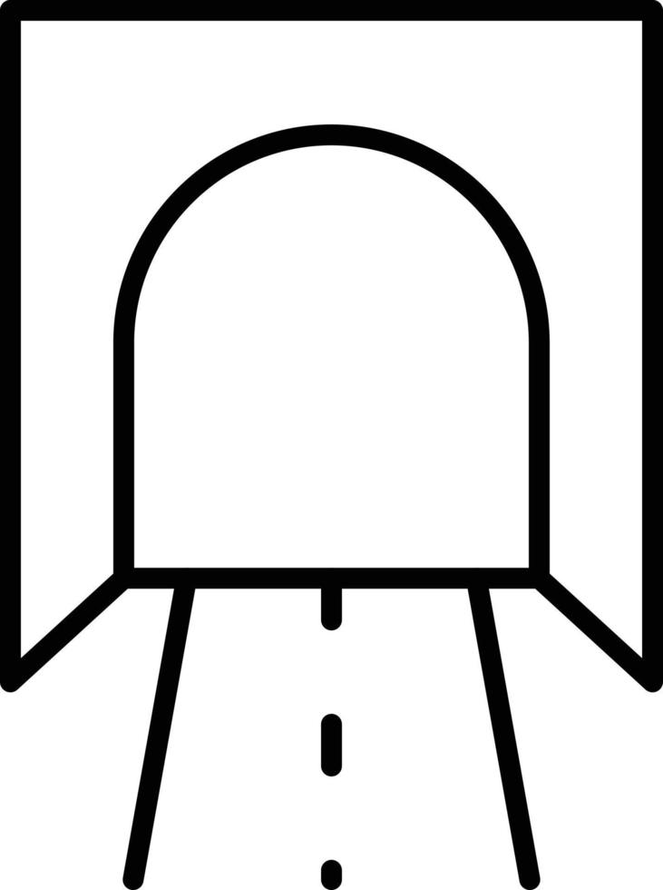 pictogram tunneloverzicht vector