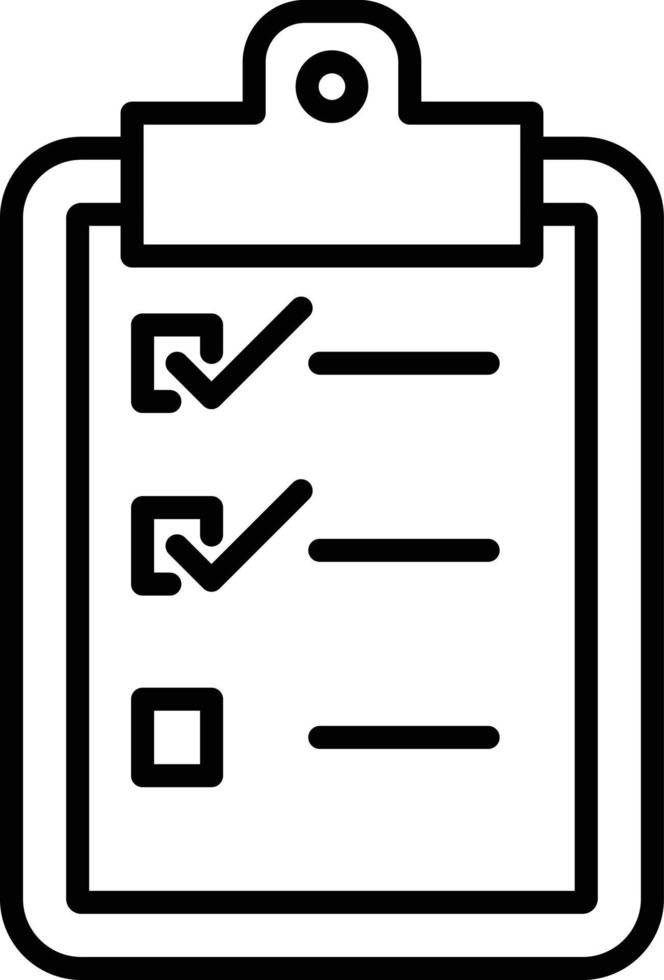 checklist overzicht icoon vector