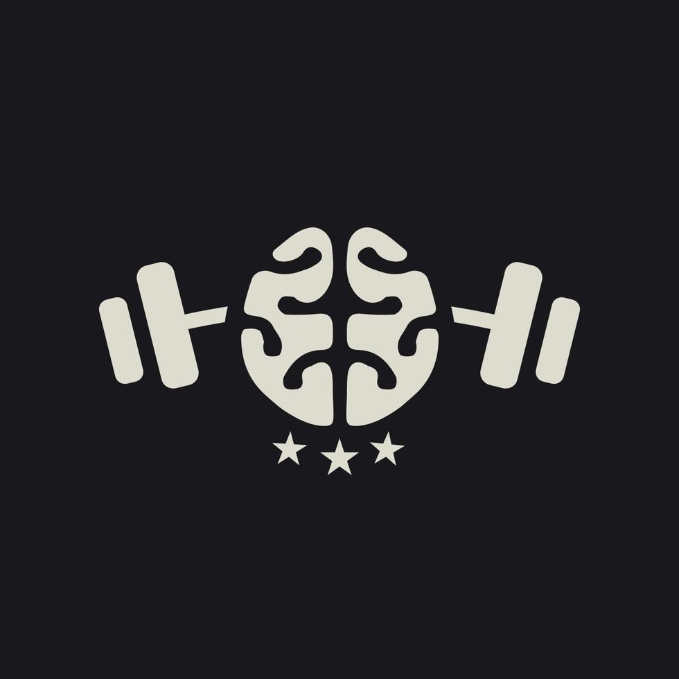 ultieme hersenfitness logo sjabloon vector