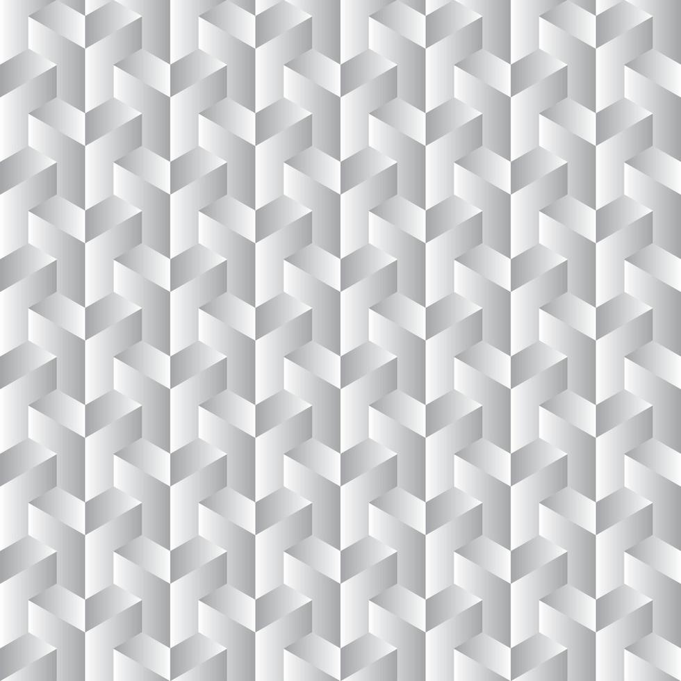 zilveren abstracte geometrische naadloze vector patroon achtergrond. veelhoek patroon