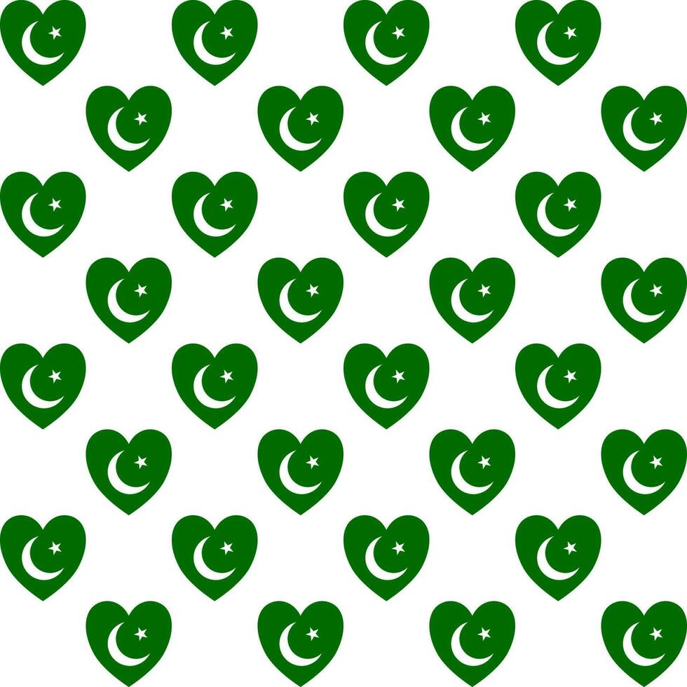 naadloze achtergrond symbool vlag nationale pakistan vector