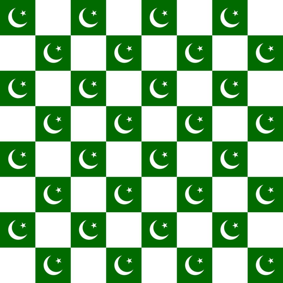 naadloze achtergrond symbool vlag nationale pakistan vector