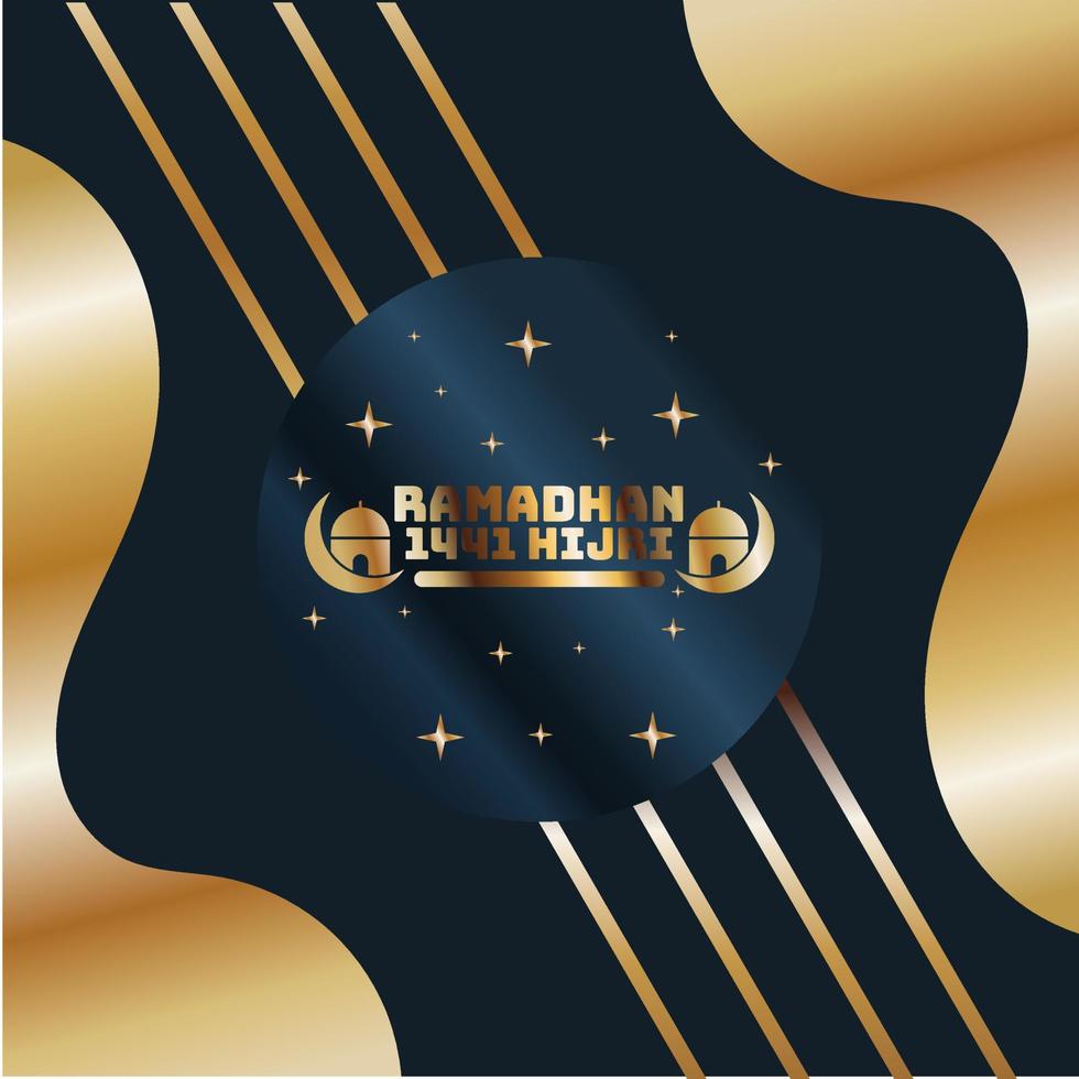 gouden abstracte achtergrondbanner met cirkel gouden kleur creatief digitaal licht modern vector