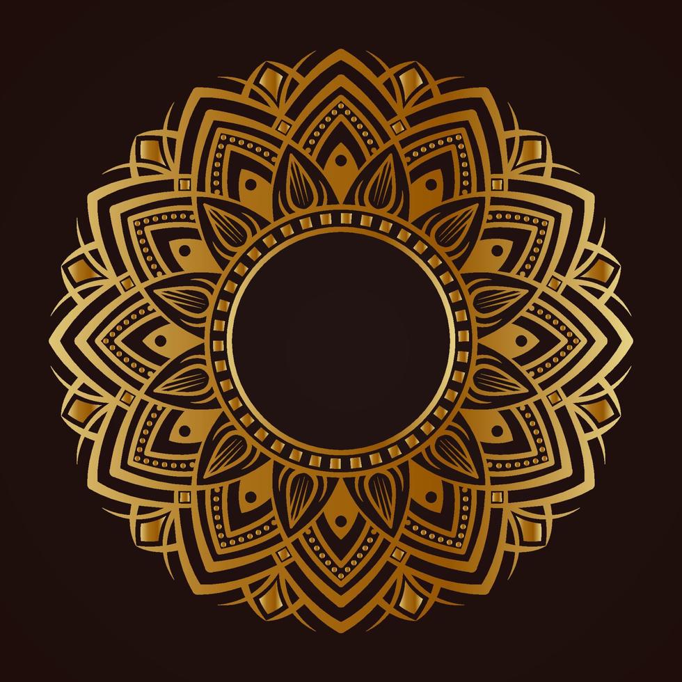 mandala vector gouden ronde decoratie