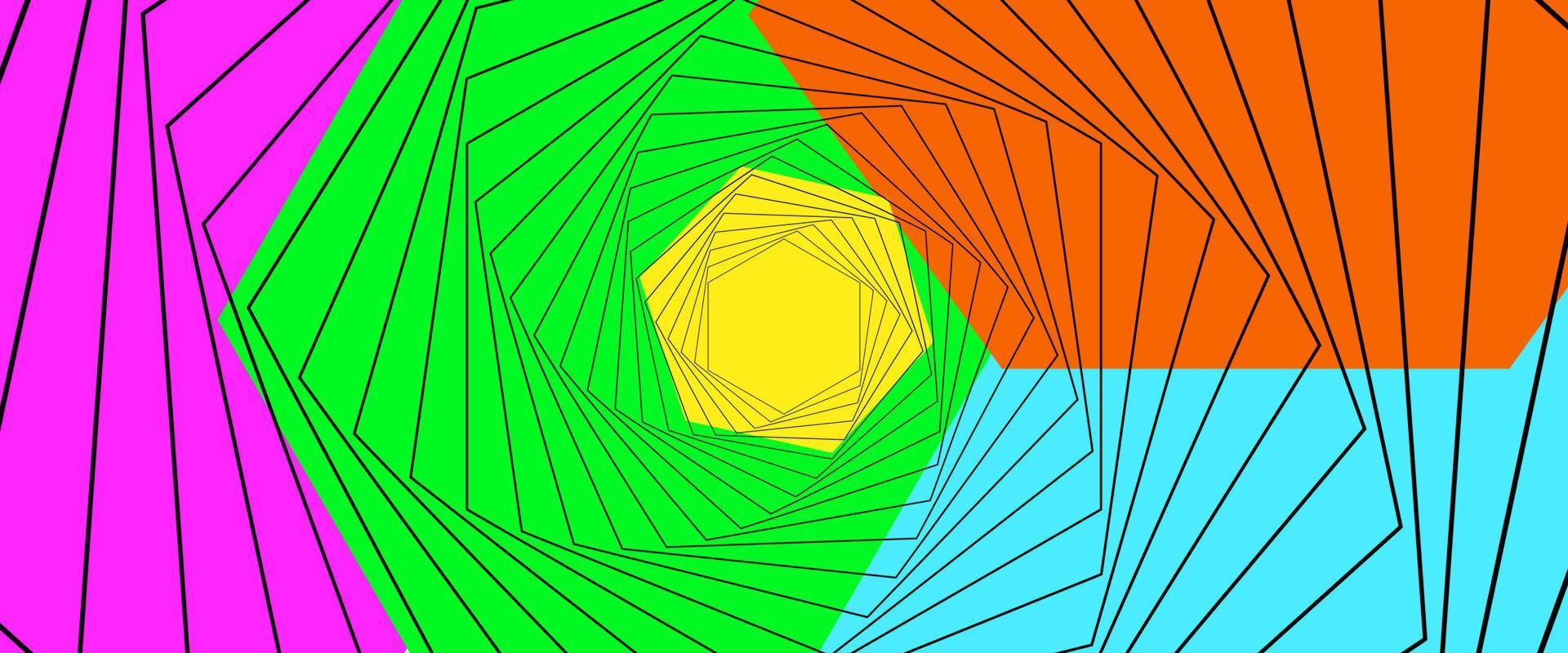 kleurrijke gebogen strepen en lijnen abstracte geometrische zakelijke achtergrond. vector ontwerp