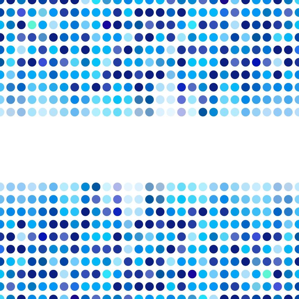 mozaïek achtergrond willekeurige donkere en licht blauwe cirkels, vector patroon van stippen, neutraal veelzijdig patroon voor zakelijke techno stijl ontwerp. decoratie van het boekje, broadsheet, buitentent, poster.