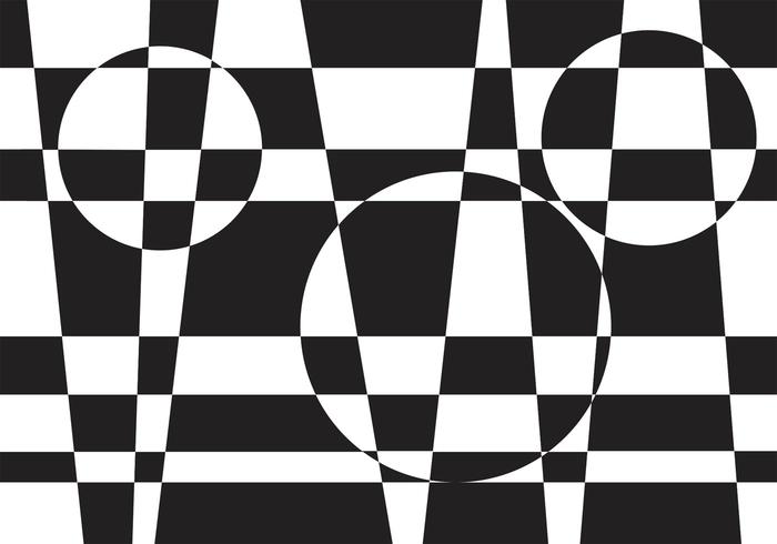 Illusies Checkerboard Vector