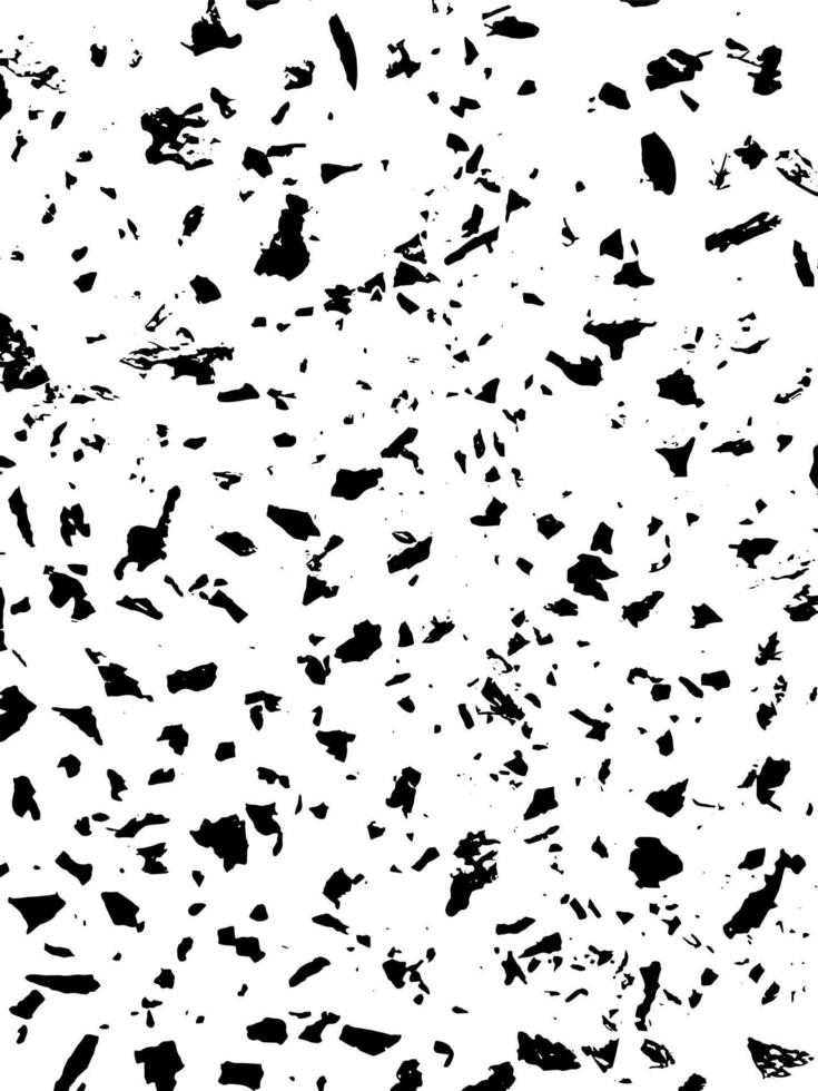 overlay textuur met abstracte zwarte vlekken gestructureerde achtergrond met willekeurig verspreide vlekken vector