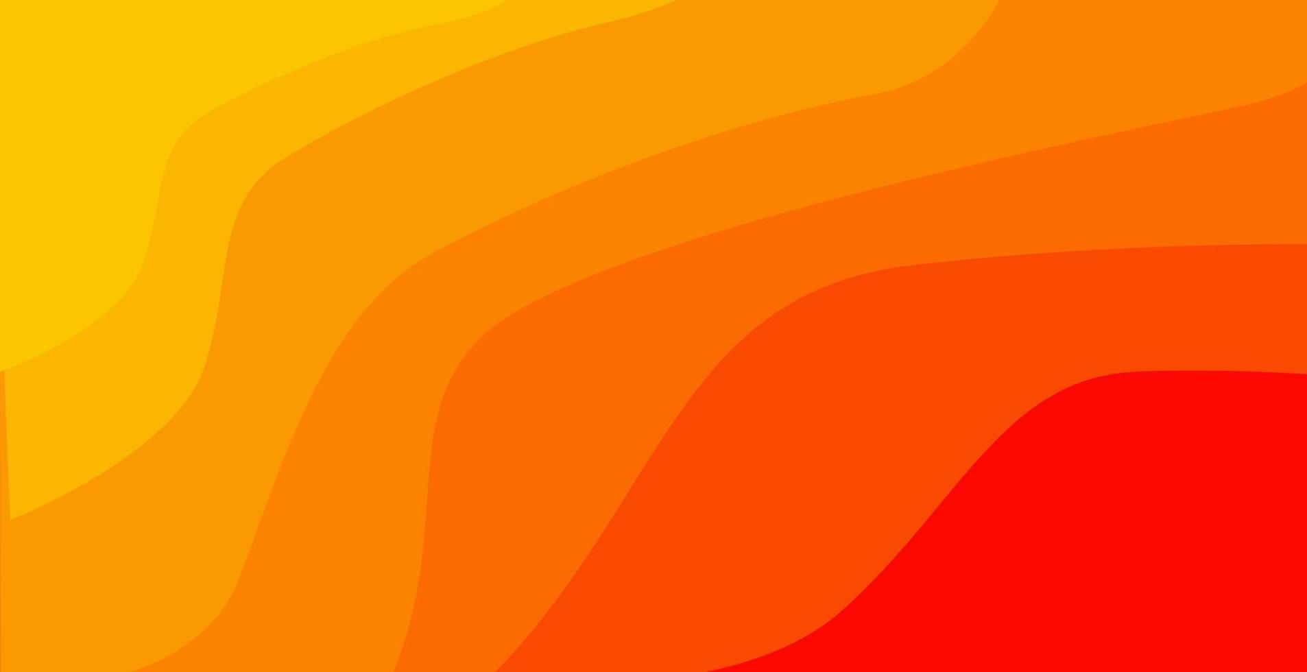 oranje abstracte golven achtergrond sjabloon. vector