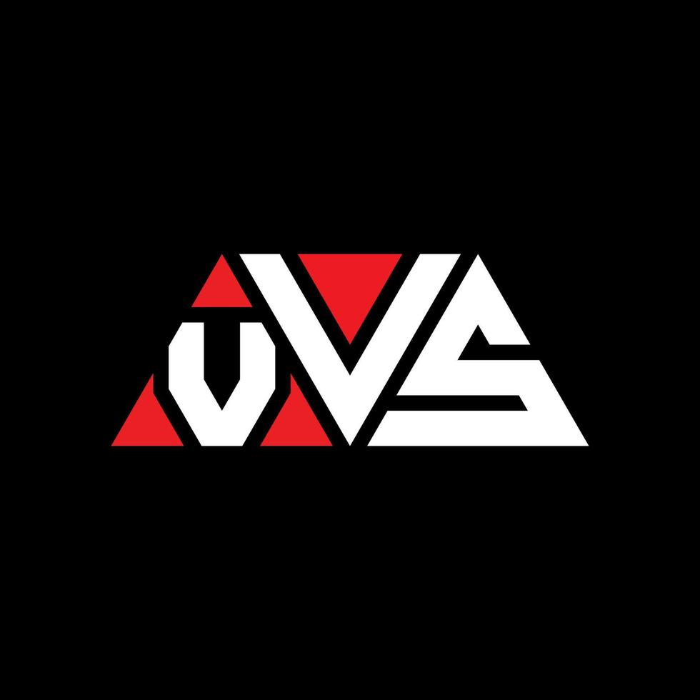 vvs driehoek brief logo ontwerp met driehoekige vorm. vvs driehoek logo ontwerp monogram. vvs driehoek vector logo sjabloon met rode kleur. vvs driehoekig logo eenvoudig, elegant en luxueus logo. vvs
