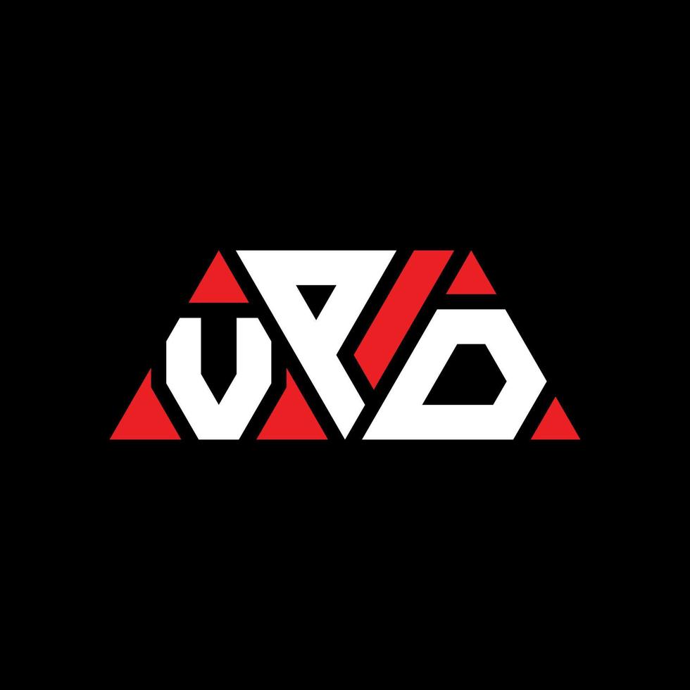 vpd driehoek brief logo ontwerp met driehoekige vorm. vpd driehoek logo ontwerp monogram. vpd driehoek vector logo sjabloon met rode kleur. vpd driehoekig logo eenvoudig, elegant en luxueus logo. vpd
