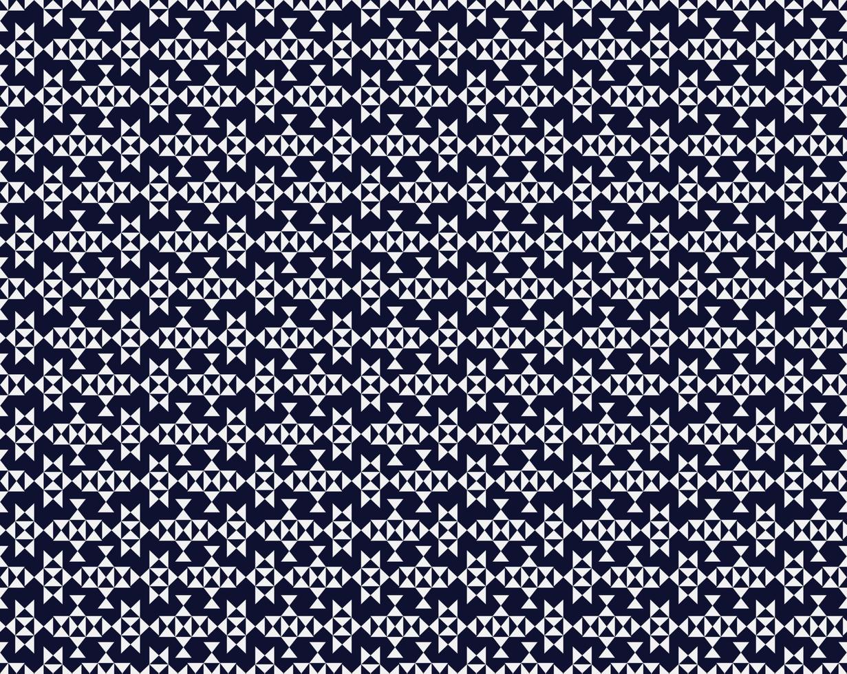 geometrische etnische textuur borduurwerk met donkerblauwe achtergrond, behang,rok,tapijt,behang,kleding,inwikkeling,batik,stof,vel, textuur, patroon in vector illustratie