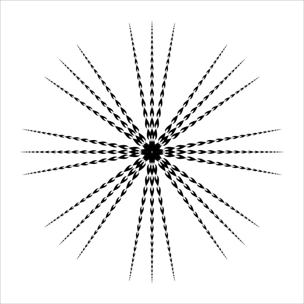 cirkelvorm van vuurvormpictogram voor decoratie, sierlijk of grafisch ontwerpelement. vector illustratie