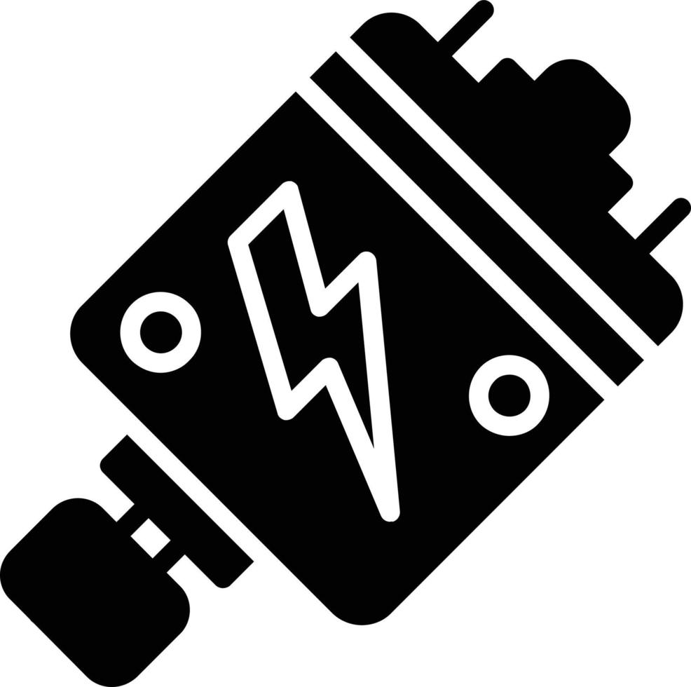 motor glyph vector icon