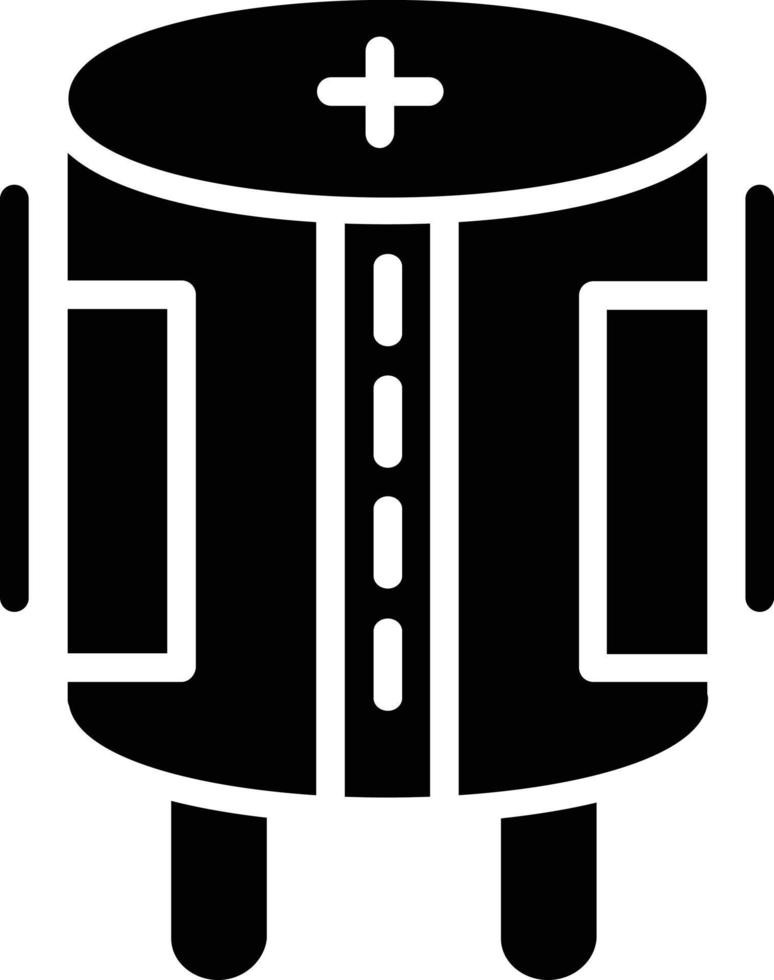 condensator glyph vector icon