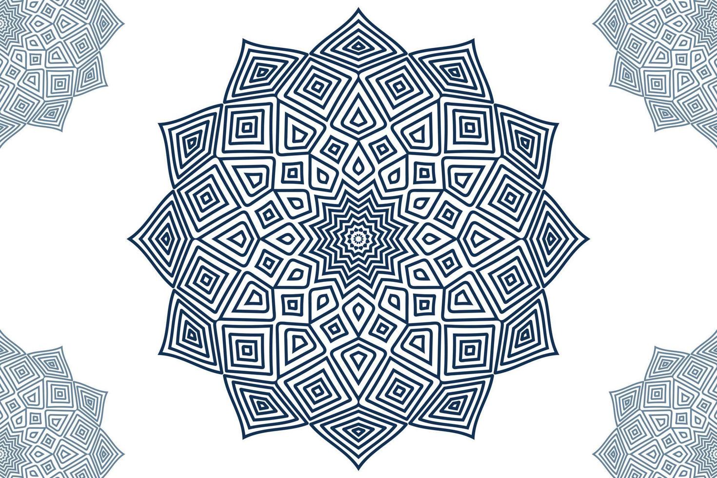 mandala patroon ontwerp. geometrisch patroonontwerp. pastelkleurige mandala vector