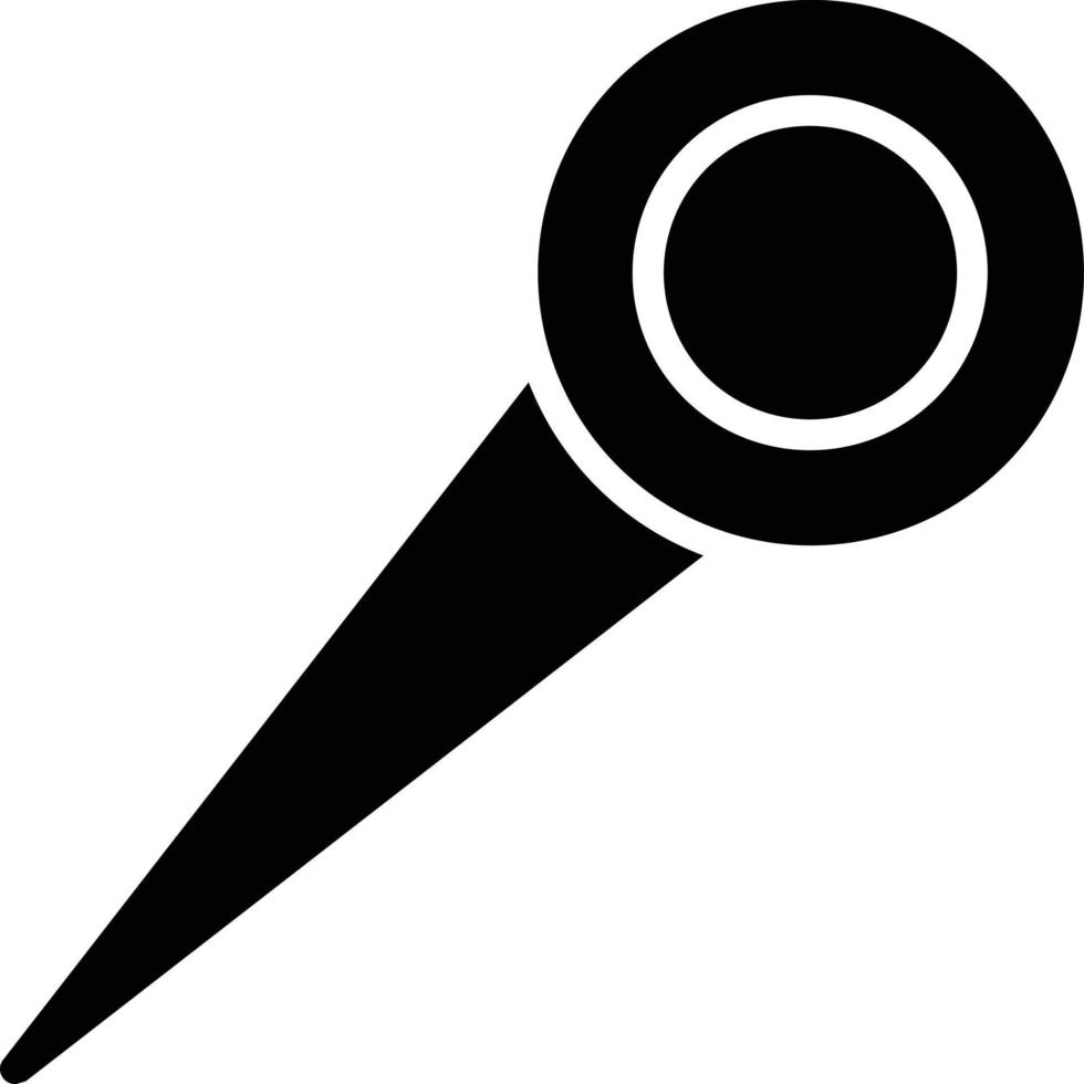 pin glyph vector icon