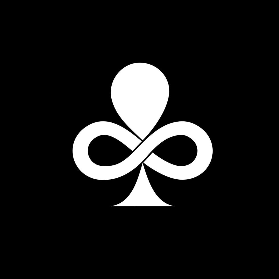 oneindig club logo sjabloon vectorillustratie vector