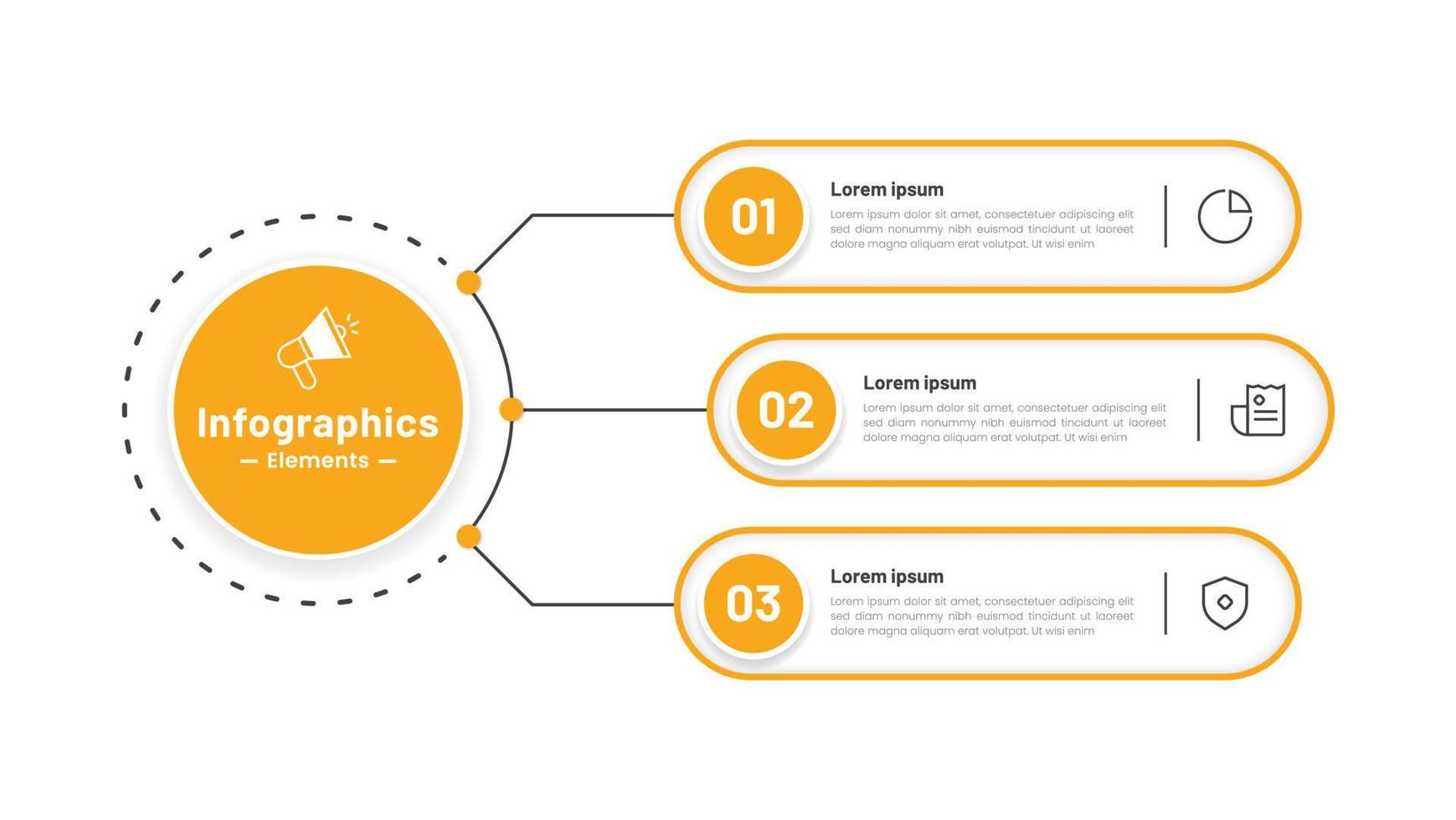 zakelijke stappen infographic sjabloonontwerp vector