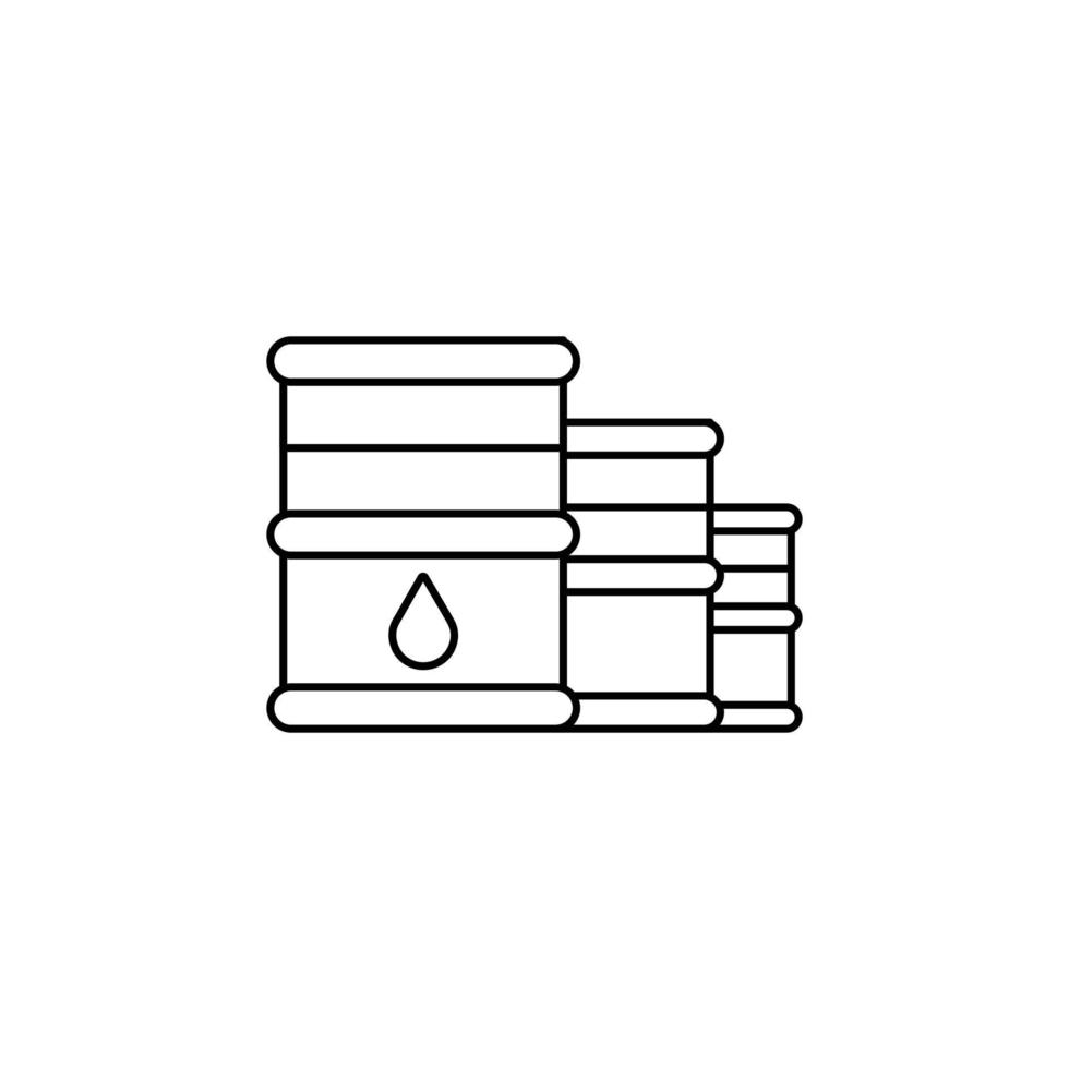 olie- of watertrommelpictogram perfect voor uw app, web of extra projecten vector