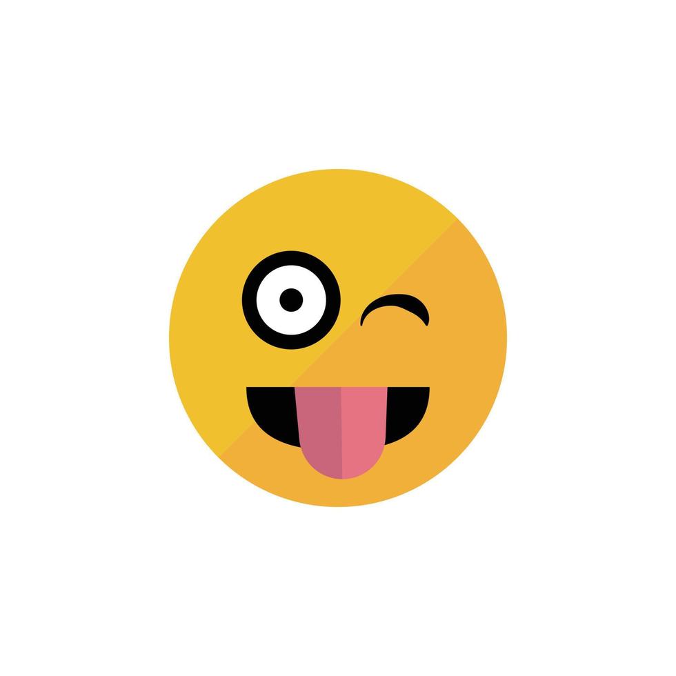 emoji-gezichtsvector voor presentatie van websitesymboolpictogram vector