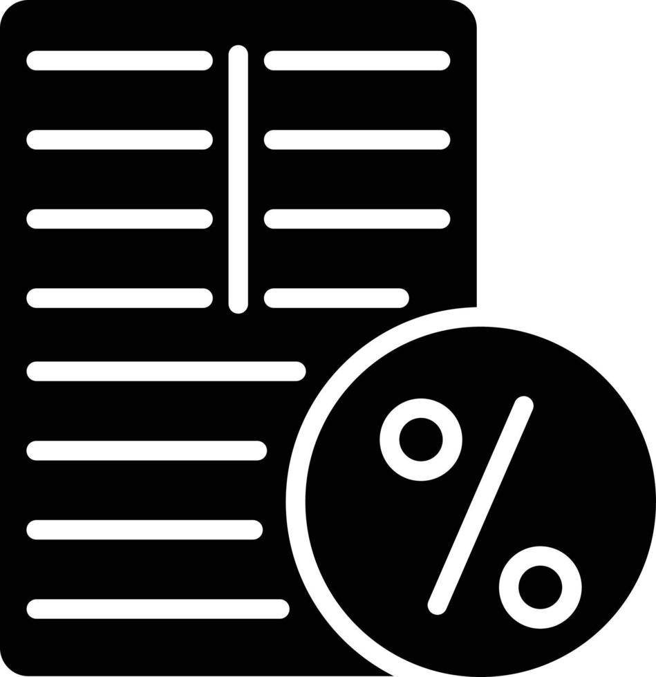 lening glyph-pictogram vector