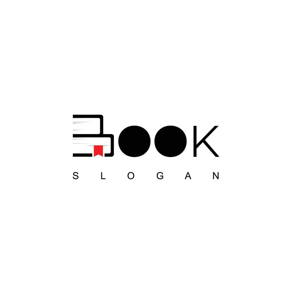 boek, onderwijs logo sjabloon vector