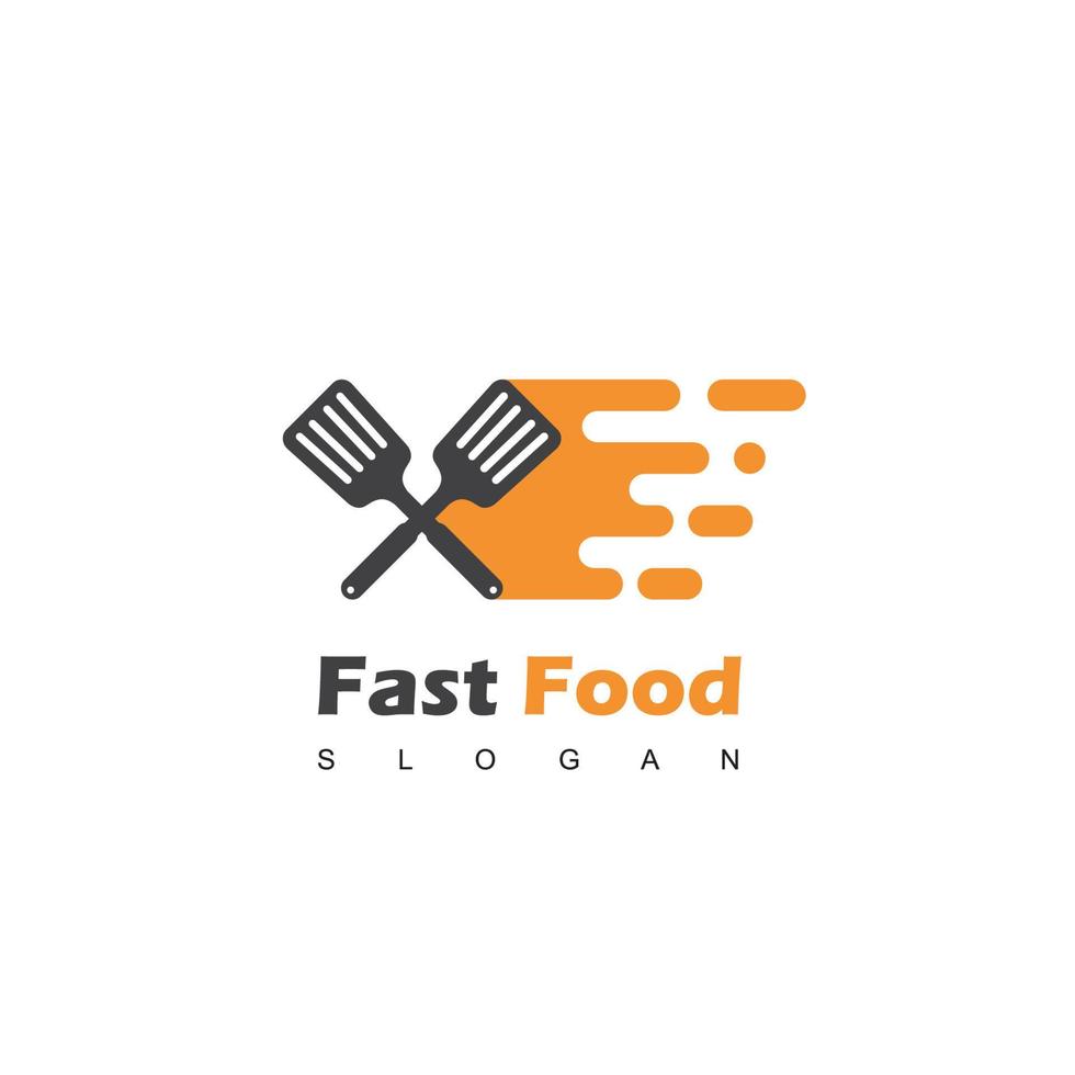 fastfood, restaurant logo sjabloon vector