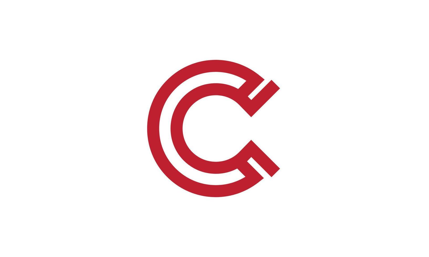 letter c logo ontwerp gratis vector sjabloon.